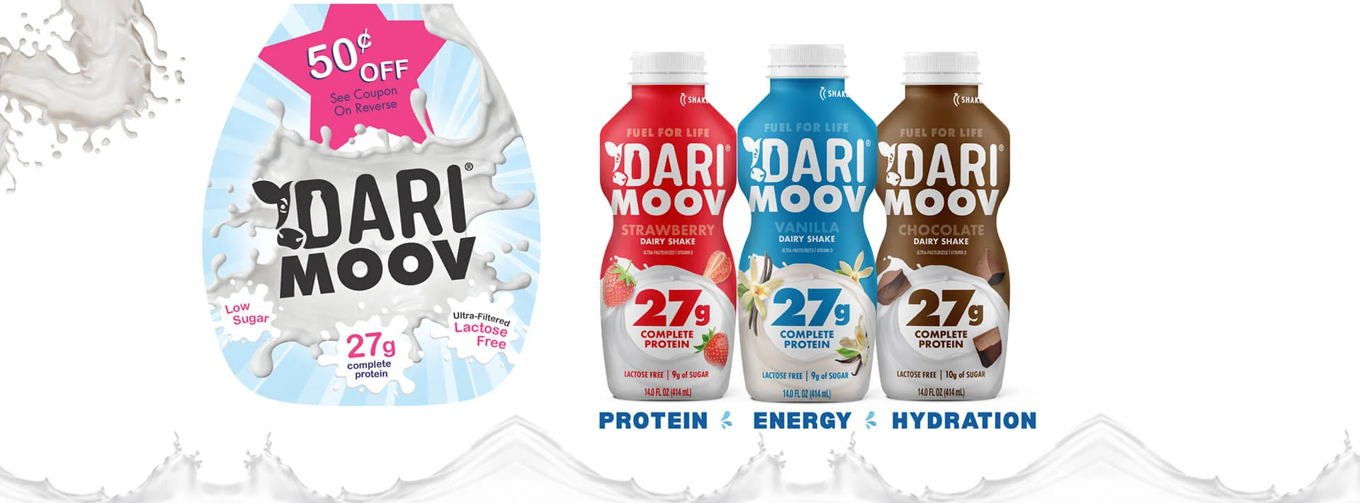 Real dairy protein drink